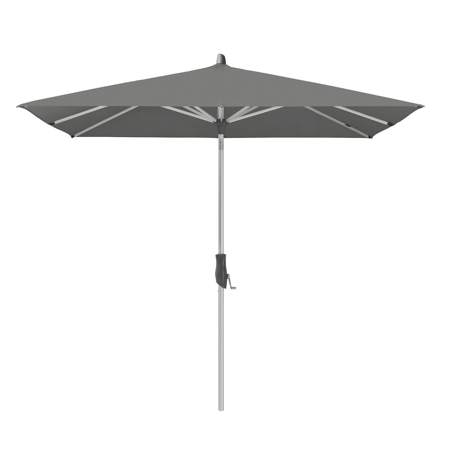 Alu-Twist parasol vierkant klasse2