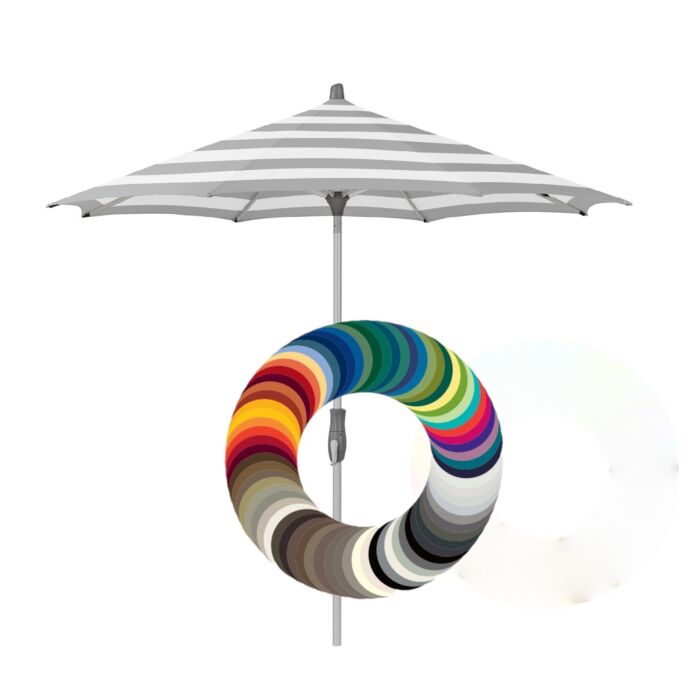 Alu-Twist parasoldoek rond