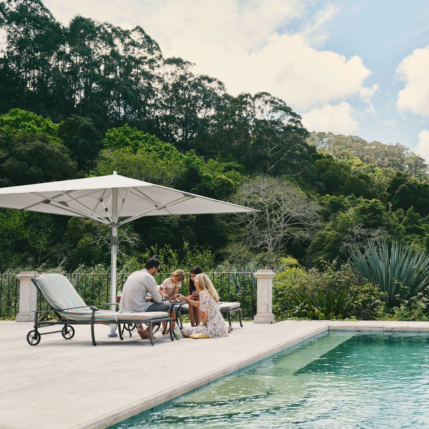 Glatz CASTELLO PRO horeca parasol 450x350 cm klasse 5 - Afbeelding 3