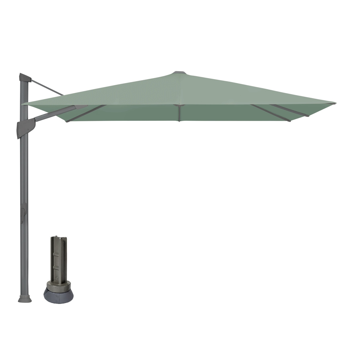 Fortano vierkant antraciet stofklasse 4-5 standvoet