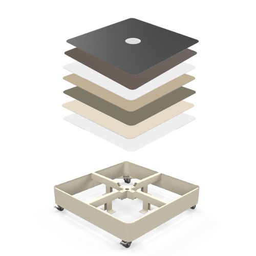 Umbrosa parasolvoet Large PX frame Beige Limestone