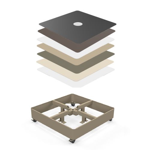 PX tile base Grey beige met alle platen