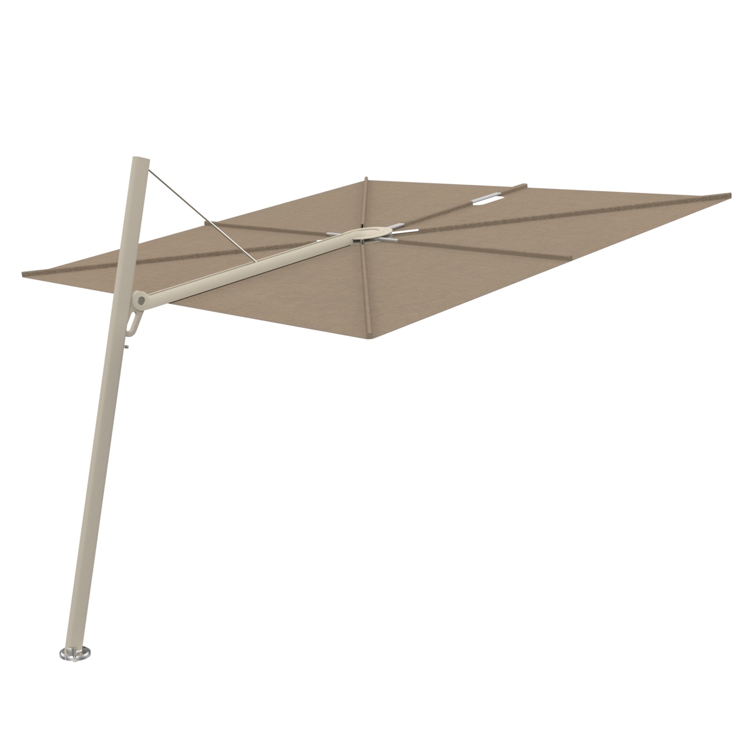 Spectra 250x250cm forward beige-limestone-frame