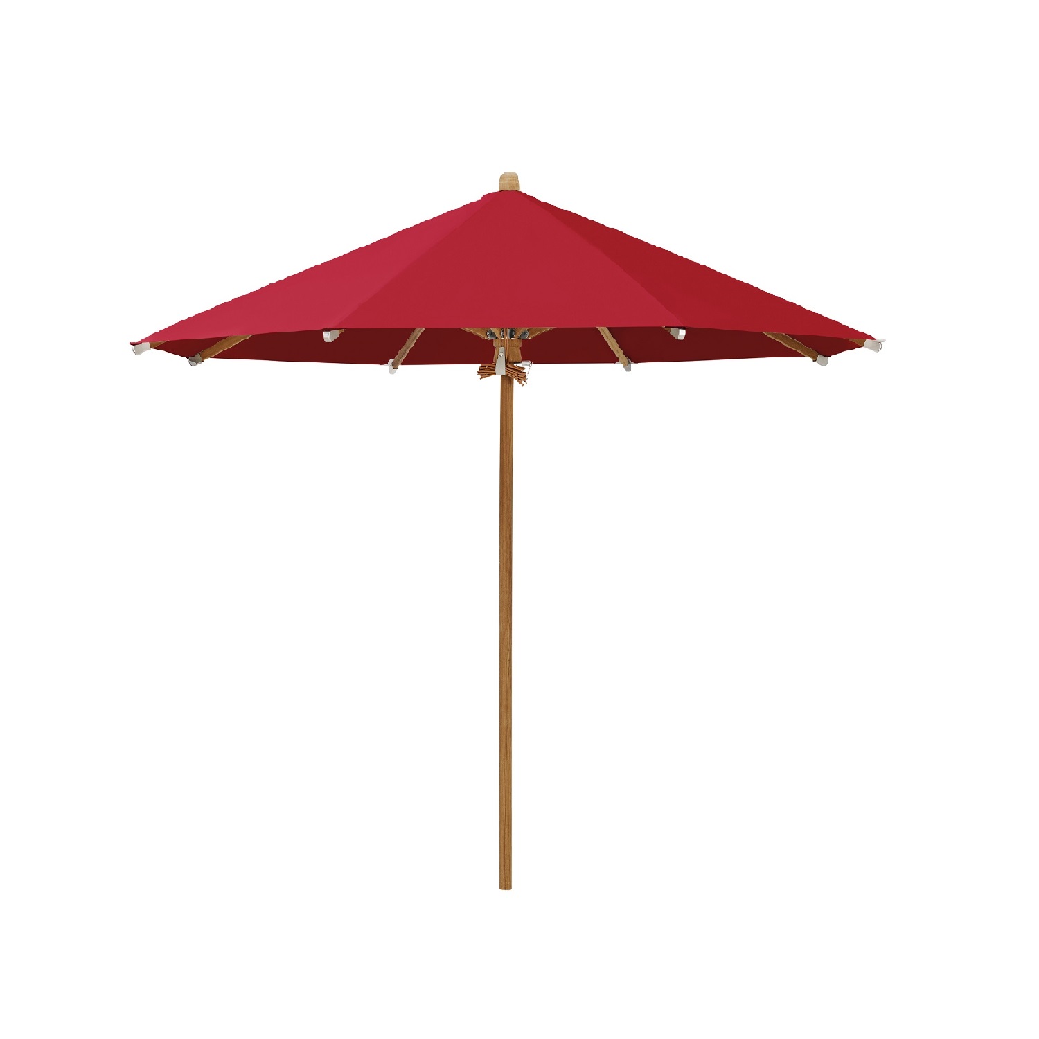 Teakwood parasol rond