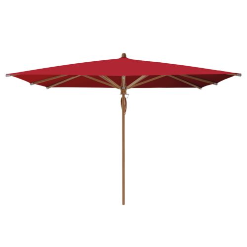Teakwood parasol vierkant