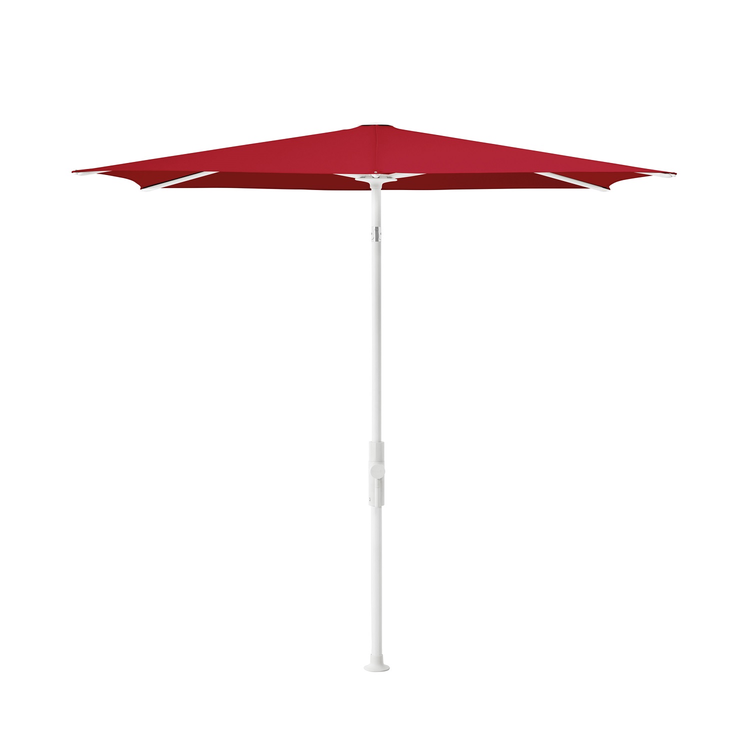 Twist parasol vierkant wit 