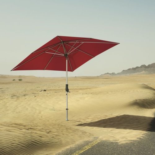 Glatz ALU-TWIST EASY parasol vierkant 240 x 240 cm