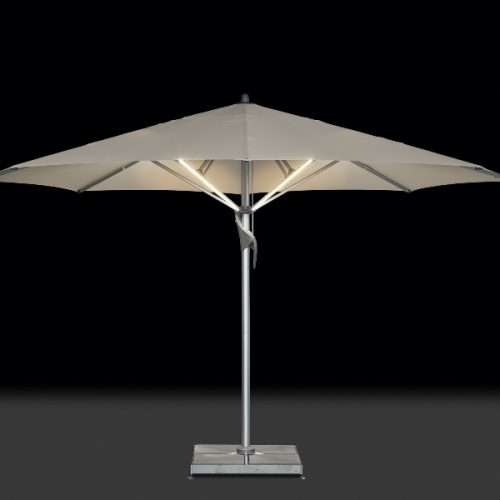 Glatz FORTELLO LED EASY parasol  Ø 400 cm Eggshell