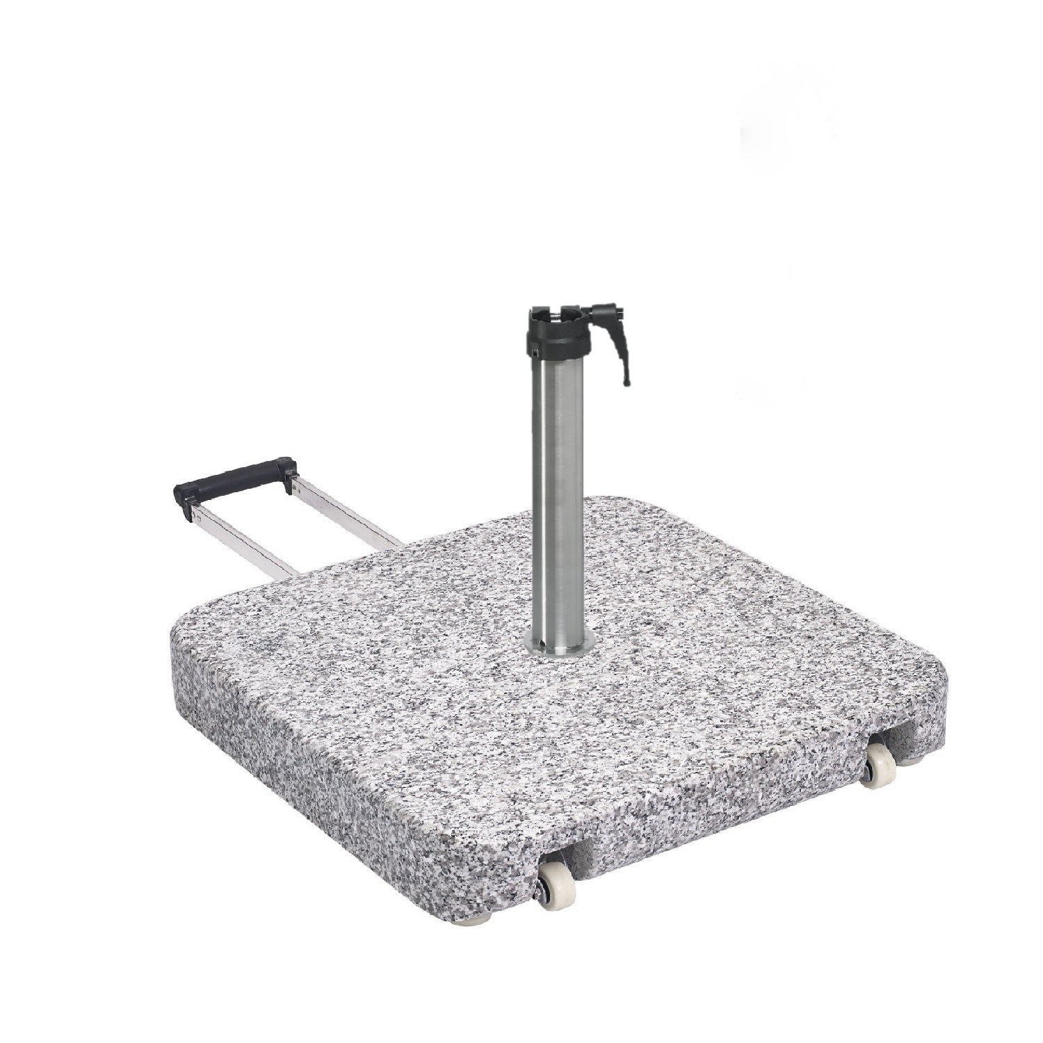 Associëren Afgrond Verzorger Glatz Granietvoet 55 kg met wieltjes, staander RVS Ø 35/38-39mm »  Schaduwparasols