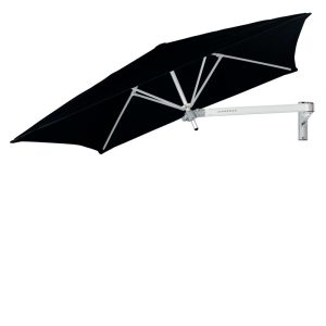 Paraflex muurparasol 230x230 cm Sunbrella Black (enkel voor neo arm)