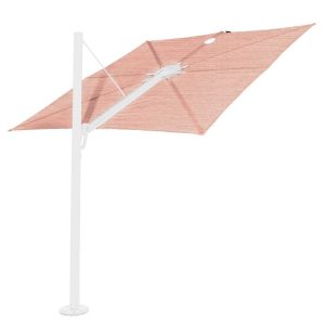 Umbrosa Spectra Straight 300x300 cm Sunbrella Blush wit frame
