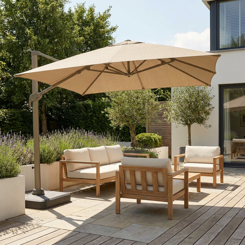 UV-bescherming bij zweefparasols